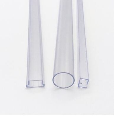 Tubo estático do PVC do quadrado anti, tubos de envio plásticos dos componentes eletrônicos