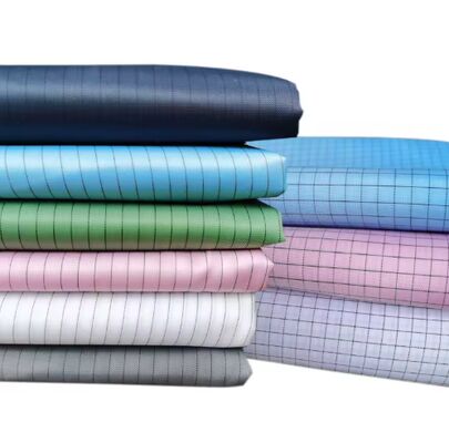 Vestuário para Sala Limpa Tecido ESD à Prova de Poeira, Antiestático, Sarja