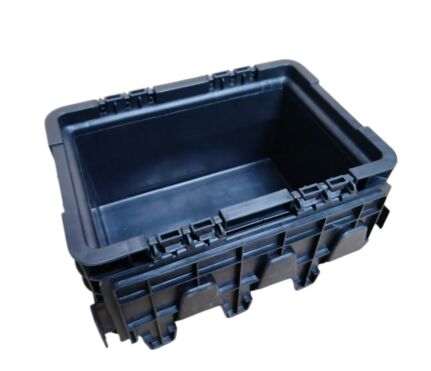 Recipiente de Armazenamento ESD Flip-Top de Alto Desempenho para Oficina de Sala Limpa