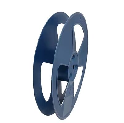 Carretéis plásticos de vários tamanhos, de 8mm a 88mm, totalmente compatíveis com fitas transportadoras SMD/SMT, disponíveis em azul e preto.