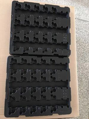 Caixa de embalagem em bolhas de PET preto, embalagem em bandejas de chocolate ROHS