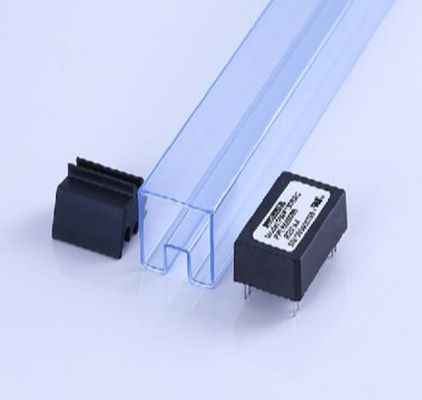 Do cilindro anti 0.5mm-1mm espessura transparente estática do PC do ESD do tubo quadrado