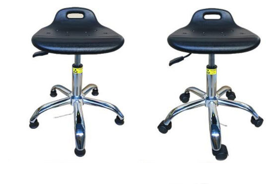 Cadeira antiestática do tamborete do ESD da sala livre de poeira do plutônio com as rodas para a fábrica farmacêutica